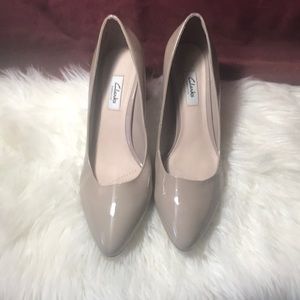 Beige Pumps by Clarks . Size 9.5